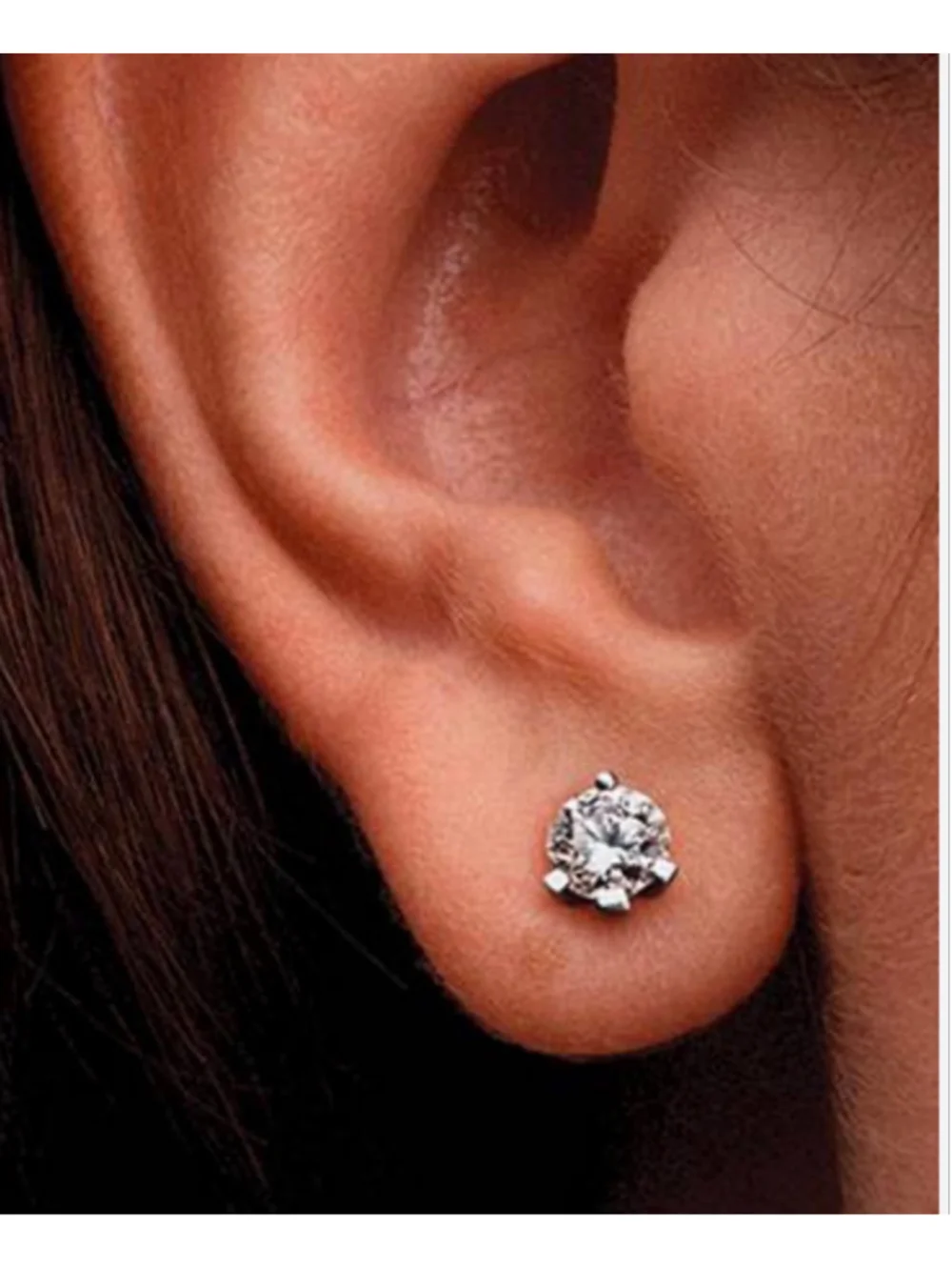 Pandora Nova 14k White Gold Lab-grown Diamond Earrings 1.00ct